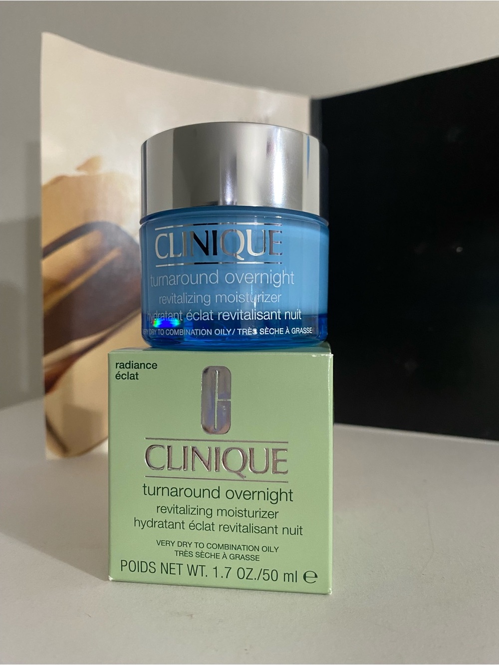 Clinique Turnaround Overnight Revitalizing Moisturizer, 1.7 OZ / 50 ML, NIB